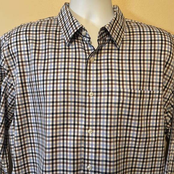 NORDSTROM Button Down Shirt. Size 17 1/2  34/35 - Picture 7 of 10